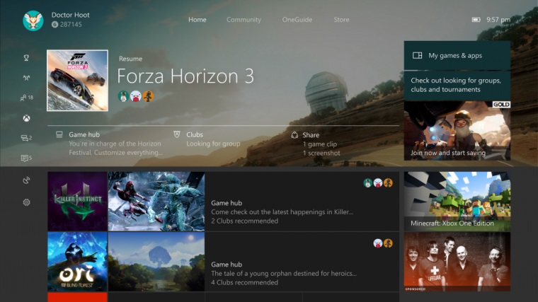 Xbox One Creators update prve dostvaj vetci hri