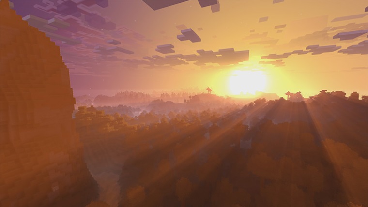 Minecraft zbra hranice medzi platformami, vylep grafiku