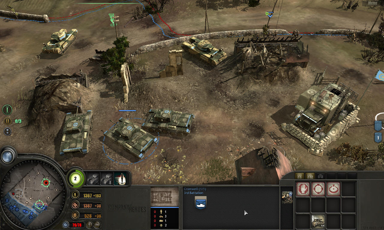 Company of Heroes: Opposing Fronts Anglicko m bohat sortiment tankov...