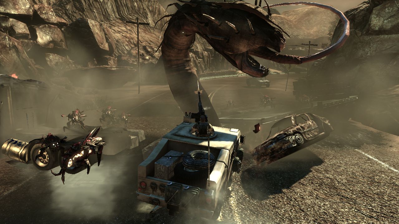 BlackSite: Area 51 Jeep je neoddelitenou sasou hry.