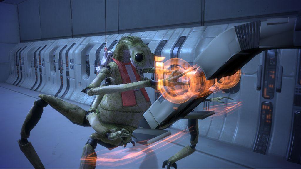 Mass Effect A e vraj modr gumk zo Star Wars bol crazy.