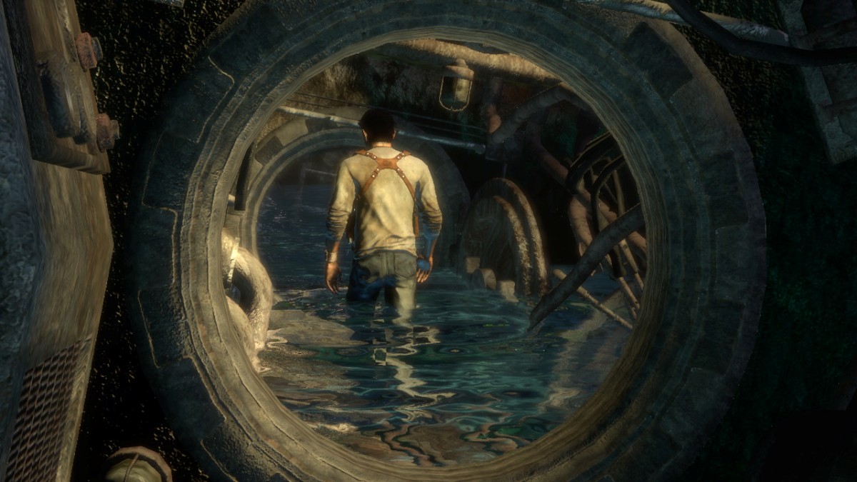 Uncharted: Drake's Fortune Dostanete sa aj do ponorky plnej mtvych nacistov.