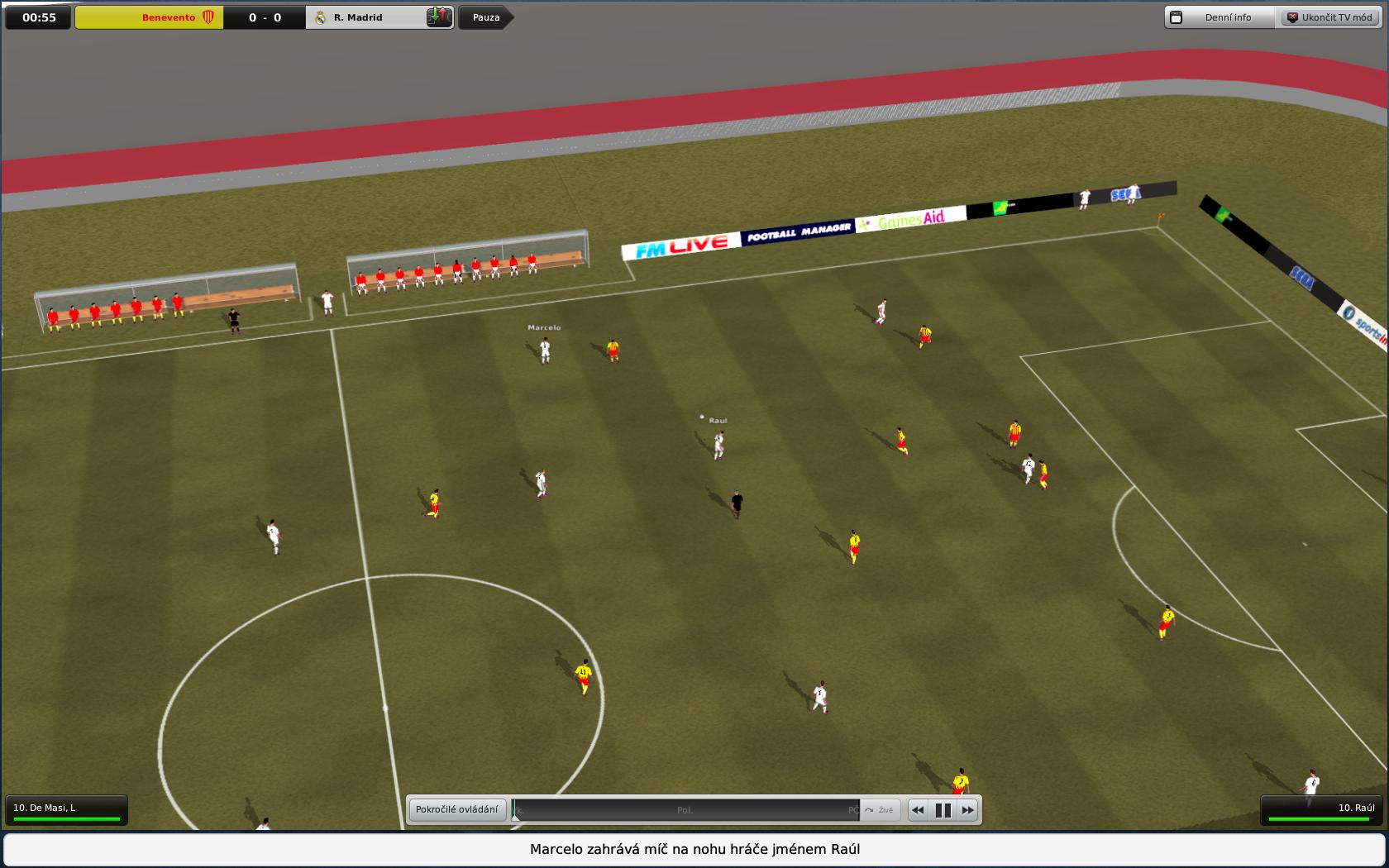 Football Manager 2009 Konene prechod k 3D.