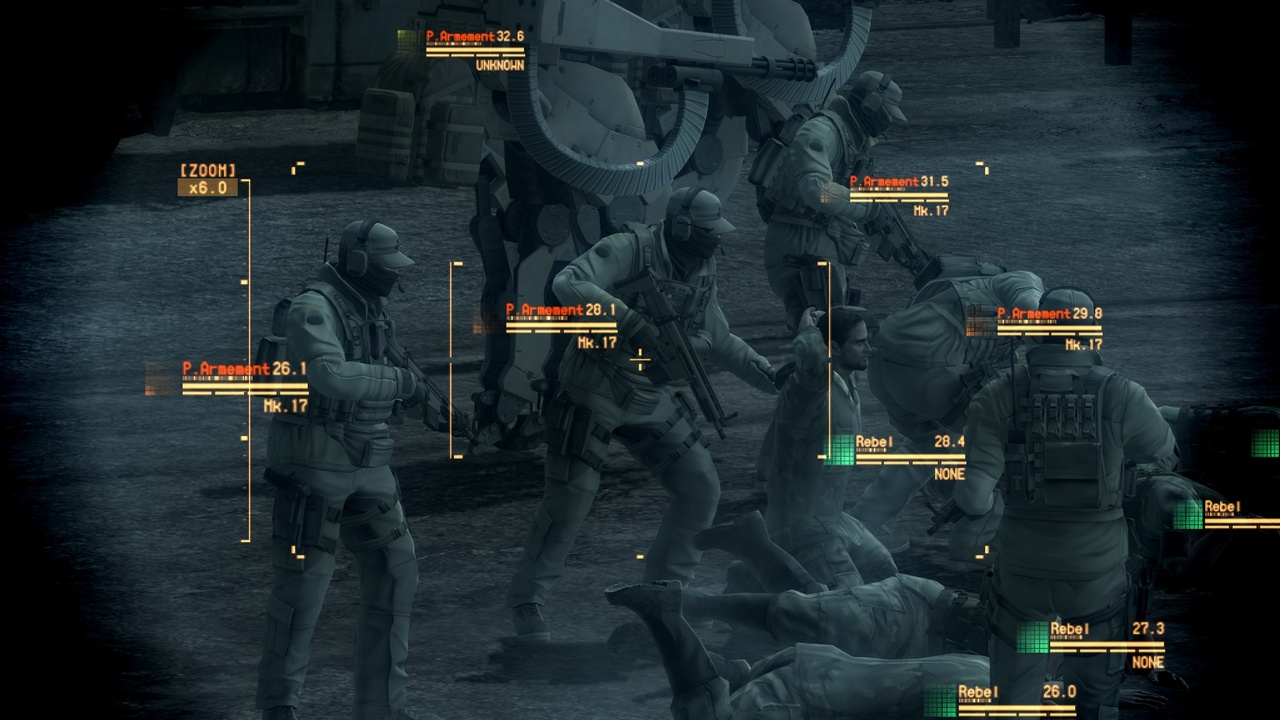 Metal Gear Solid 4: Guns of the Patriots Solid Eye System je vynikajcim pomocnkom na prieskum ternu.