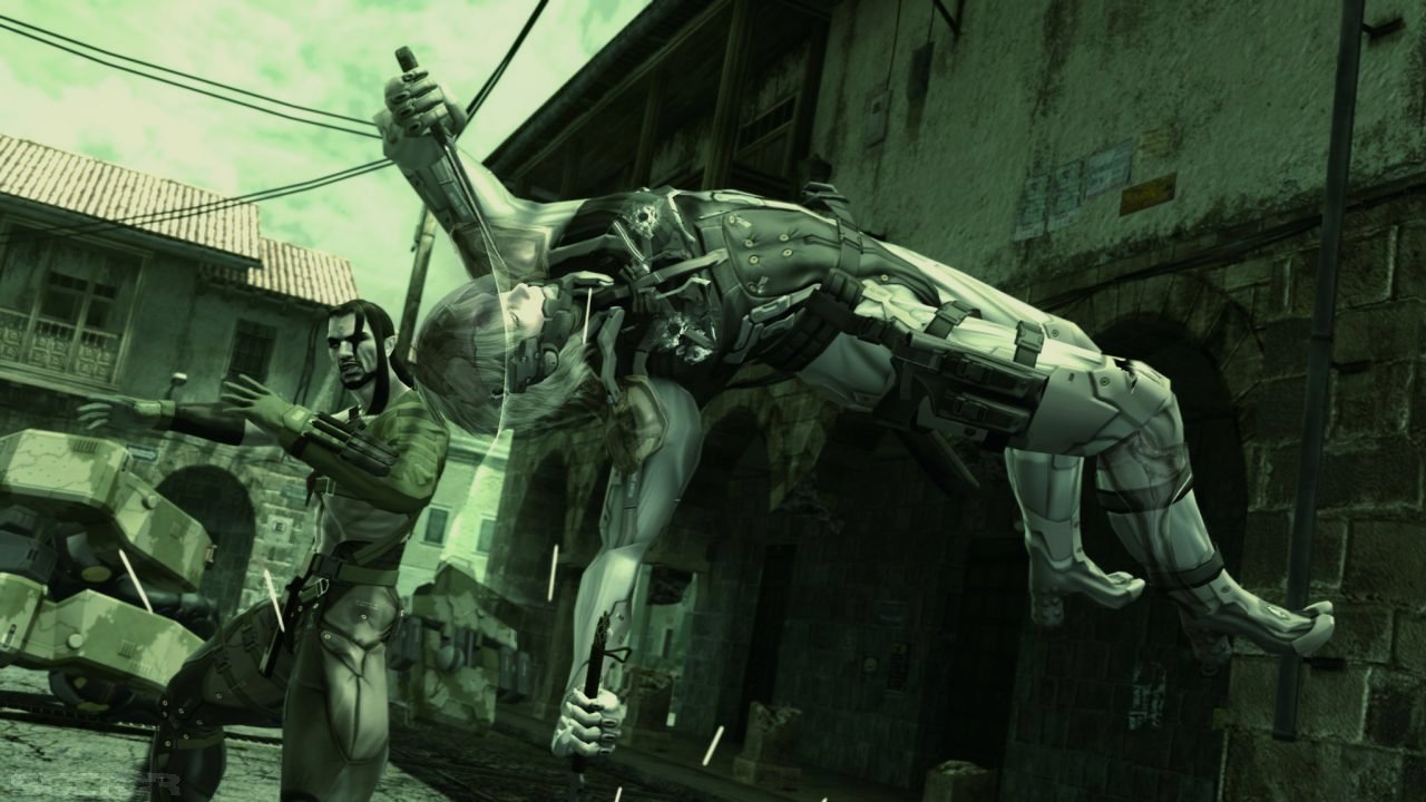 Metal Gear Solid 4: Guns of the Patriots Dokonal synchronizcia hudby s dianm na obrazovke sa dotka dokonalosti.