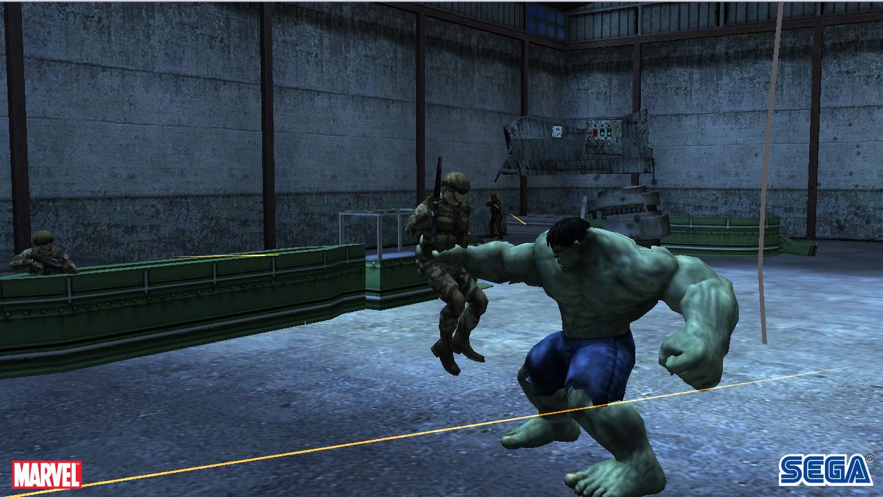 The Incredible Hulk T lt iara dole je efekt strely.