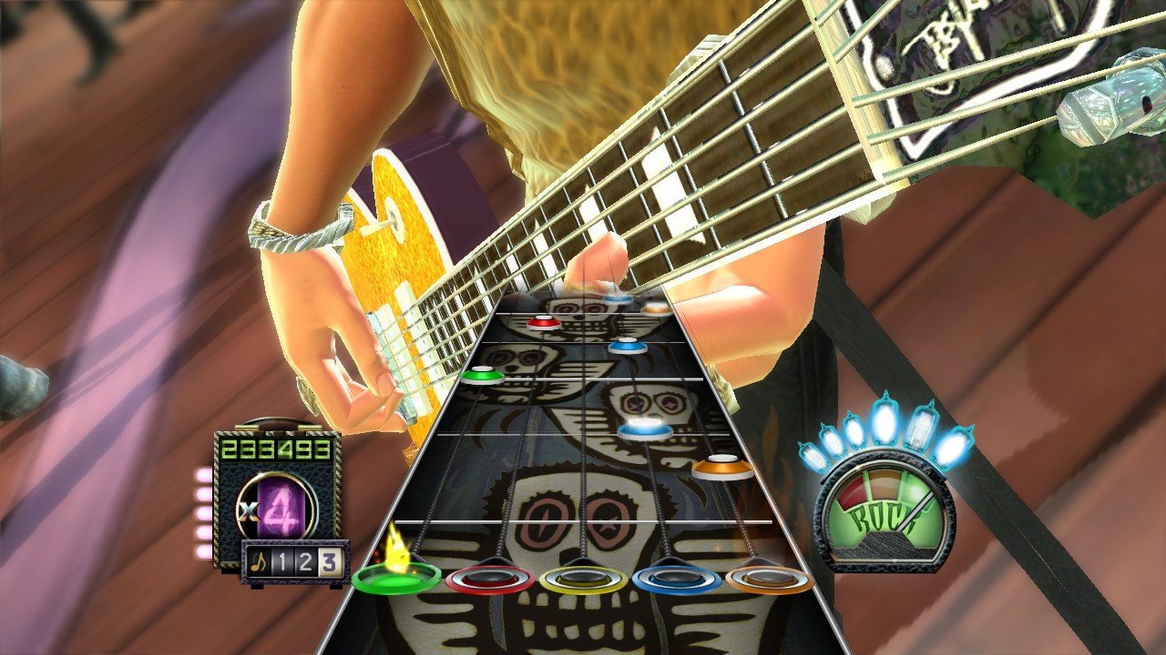 Guitar Hero: Aerosmith Za zskan prachy z koncertov si v shope kpite nov gitary, finie, ale aj skladby a vide.