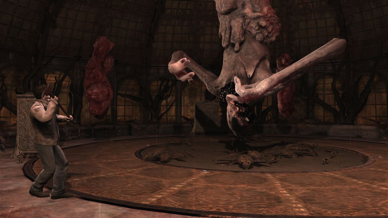 Silent Hill: Homecoming vodn boss sce psob odstraujco, ale rozhodne nie nezniitene.