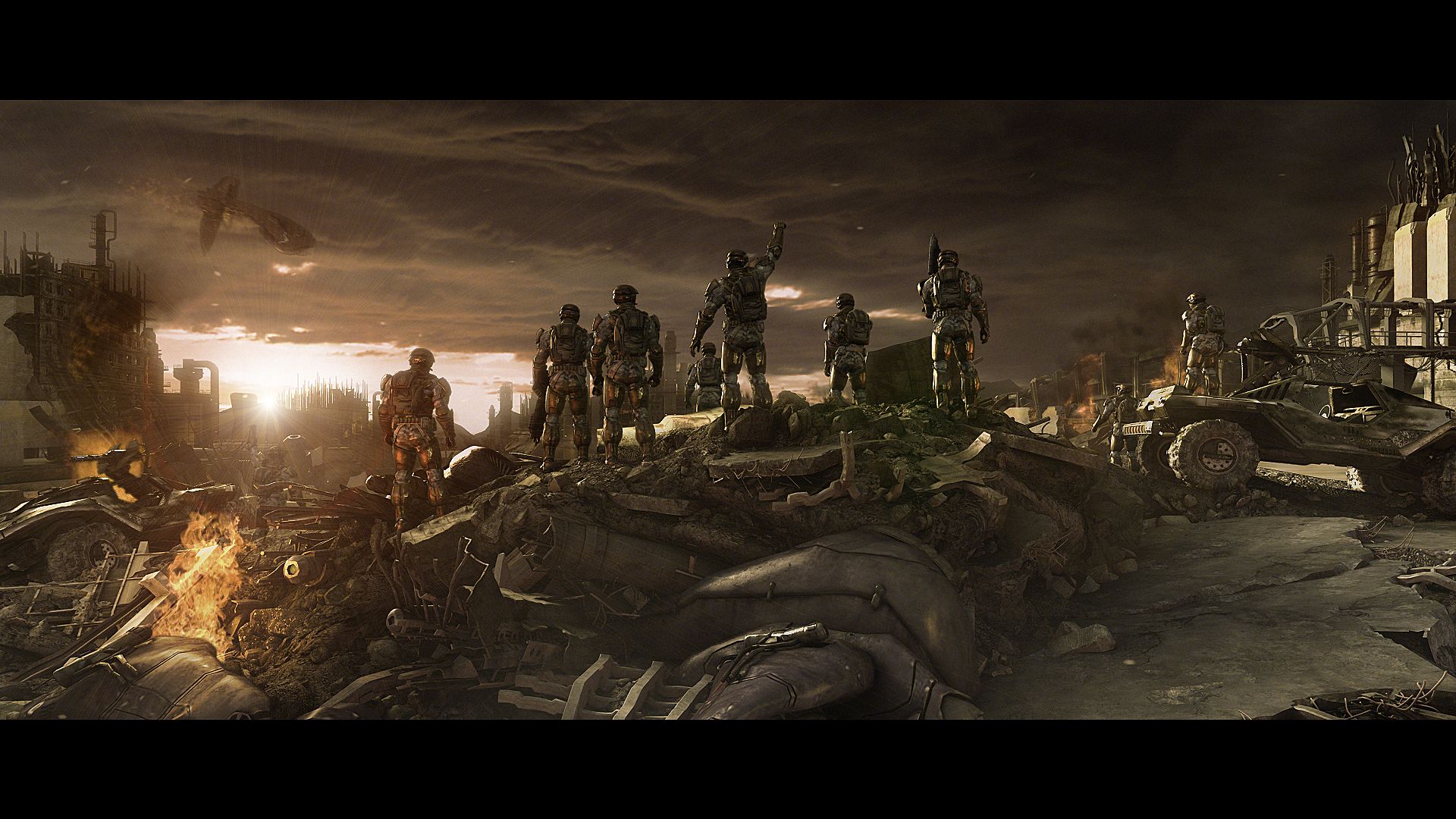 Halo Wars Medzi misiami si uijete kvalitn CGI animcie.