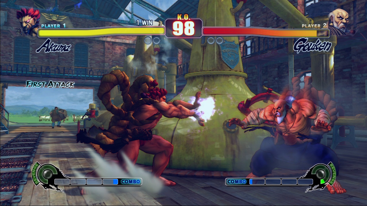 Street Fighter IV T udia na pozad ani nevedia, o za drma sa medzi tmi kaami odohrva.