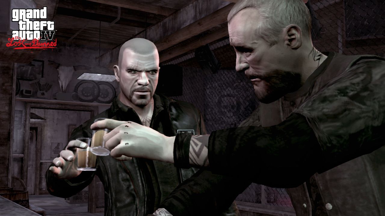 Grand Theft Auto IV: The Lost and Damned Vzcna chvka, kedy to medzi oboma protagonistami nevrelo.