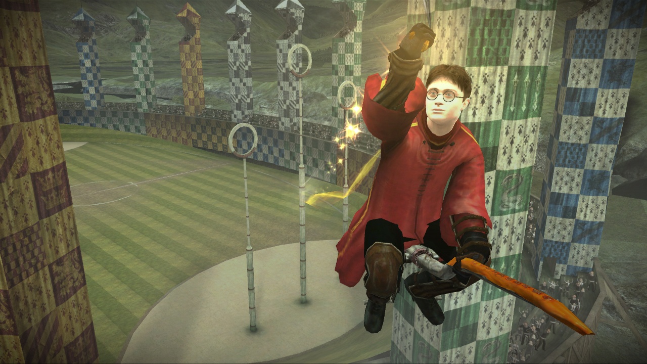 Harry Potter a Polovin princ Vyhran zpas v metlobale po prelete tuctom hviezd.