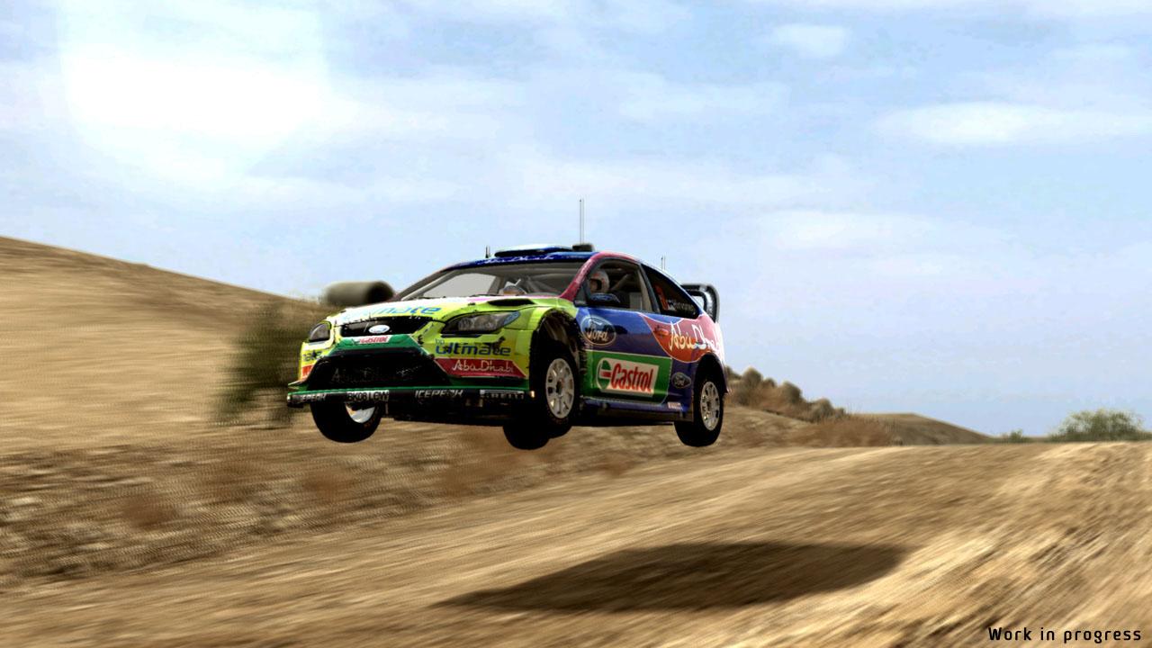 WRC: FIA World Rally Championship Jazdci s pripraven na hladk doskok, bez vibrci.