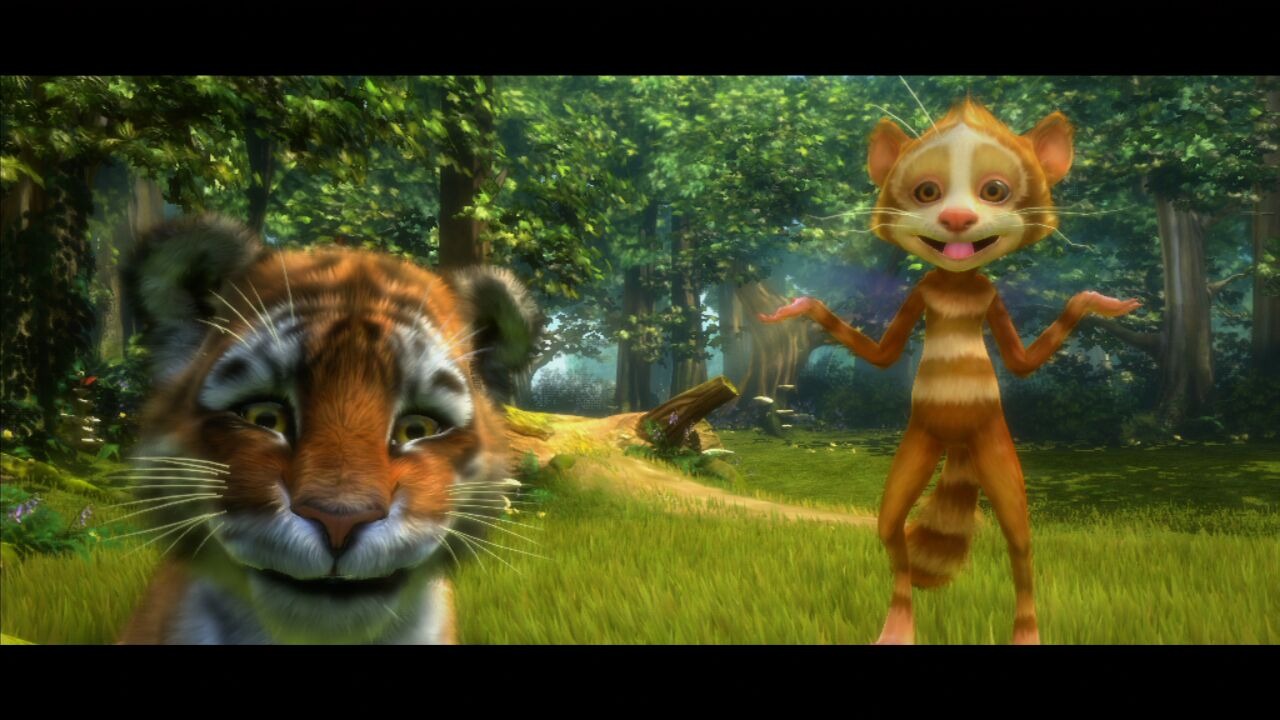 Kinectimals Tigrk a v sprievodca.
