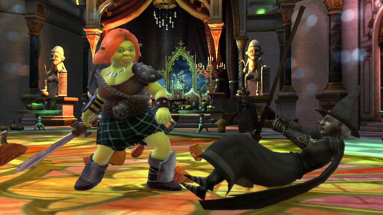 Shrek: Forever After Fiona v sboji s arodejnicou.