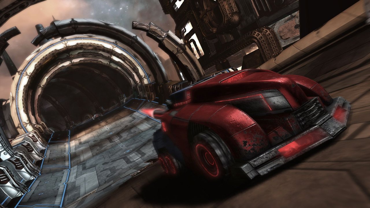 Transformers: The War For Cybertron Hur, konene transformovan a to znamen prejs ksok levelu na kolesch v tuneloch.