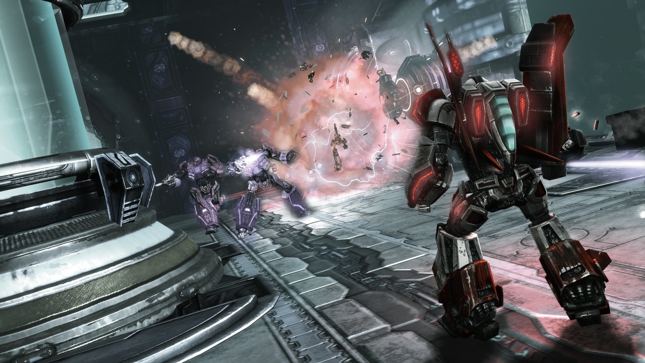Transformers: The War For Cybertron Boje na ploinch nikdy nekonia zdemolovanm tuctov peiakov - s predprpravou na osi vie.