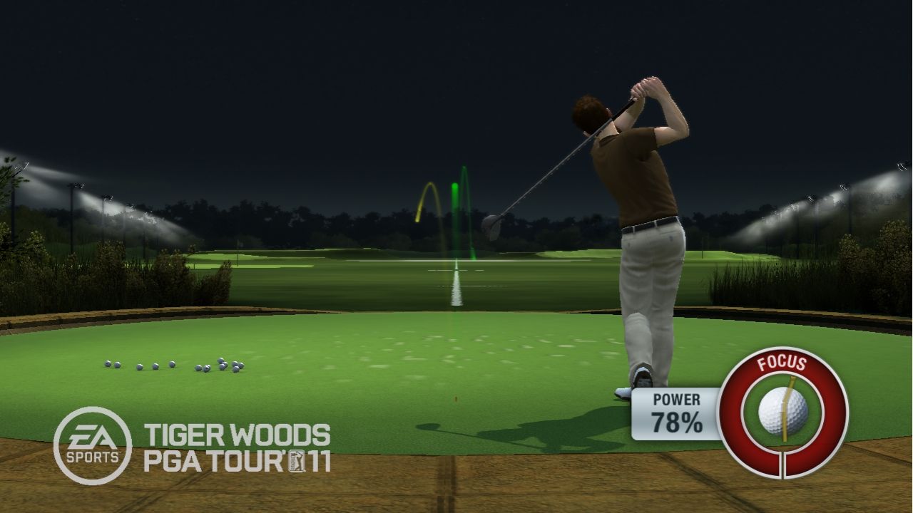 Tiger Woods PGA Tour 11 Tretina spechu je poriadne natrnova drive.
