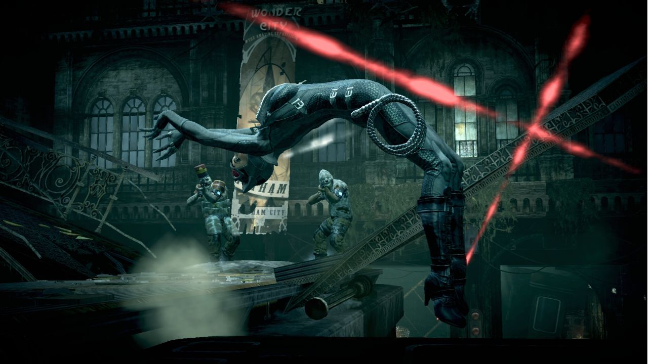 Batman: Arkham City Maacej ene je venovan vod hry a niekoko poschovvanch Riddlerovch hdaniek.