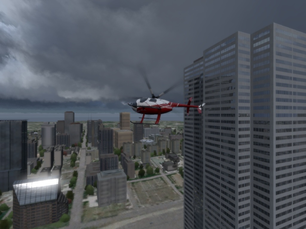 Take On Helicopters Kukovanie medzi mrakodrapmi.