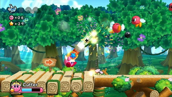 Kirby's Adventure Wii Ultimtny bonus v behake - guomet s kadenciou o pli delov gule ako flotila pirtskych lod!