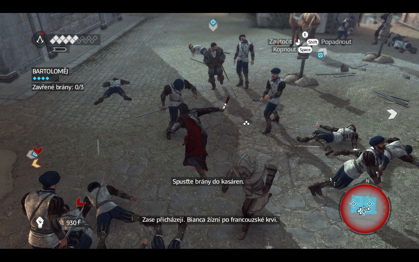 Assassin's Creed: Bratrstvo V boji sa hod pomocn ruka.