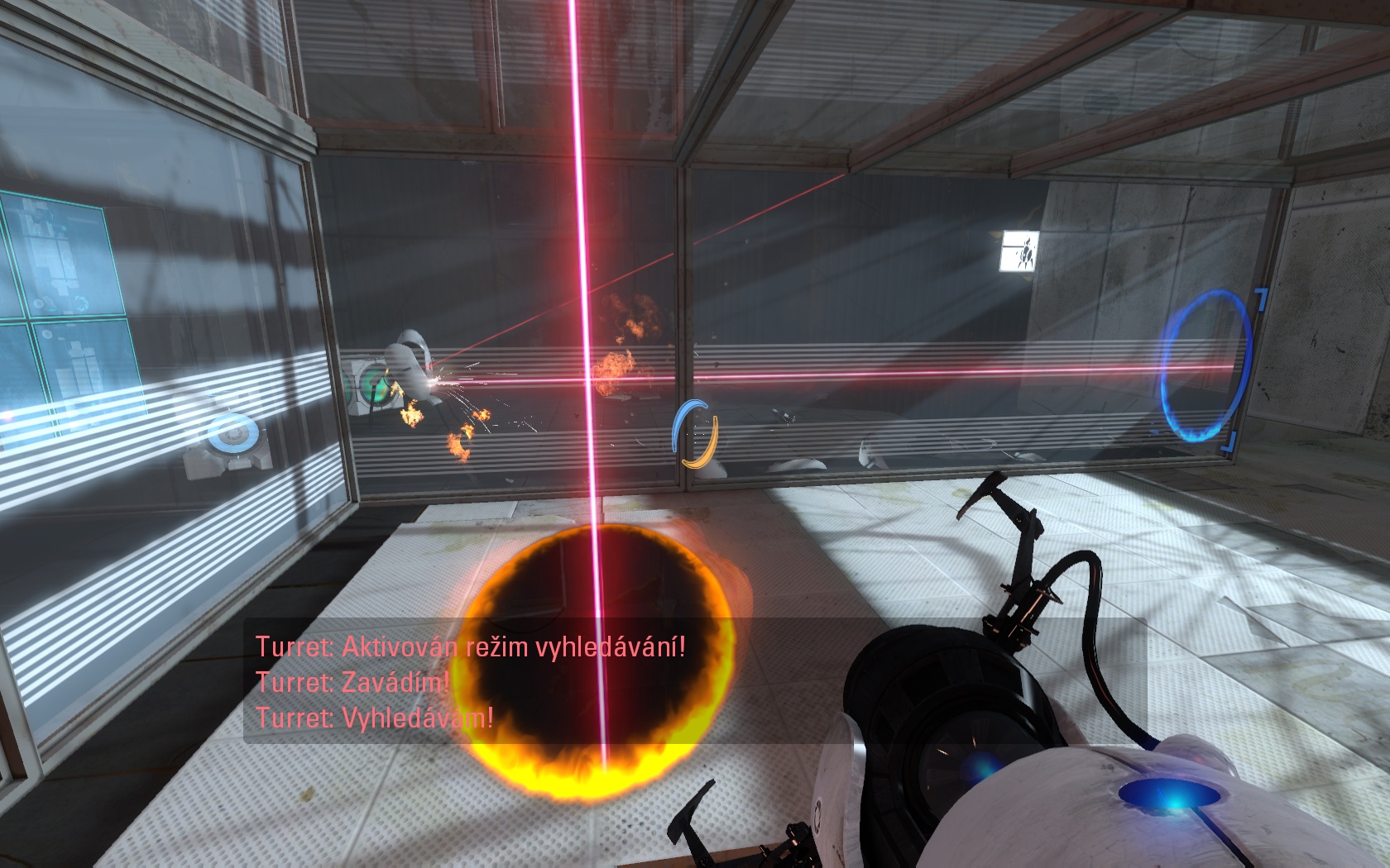 Portal 2 Portly, vee, lasery, to je len as z masvnej ponuky smrtench prvkov.