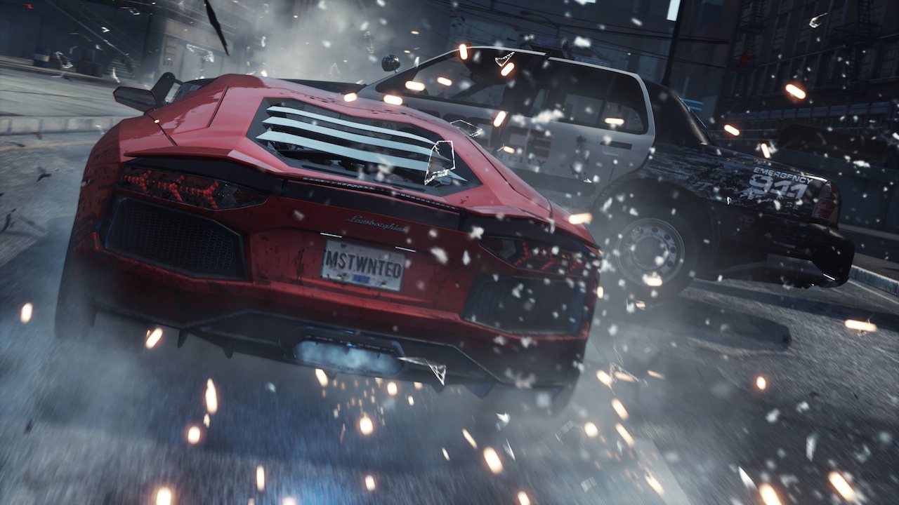 Need For Speed: Most Wanted Aut s licencovan, ale rozbi sa na totlku nedaj, jazdia aj bez gm.