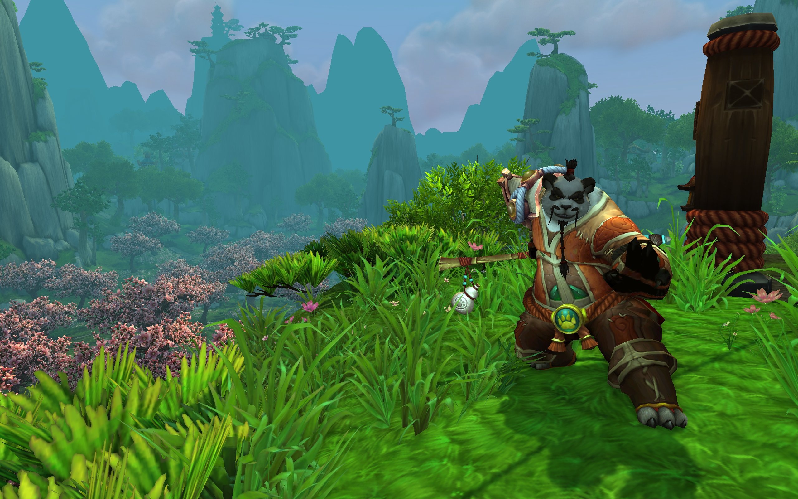 World of Warcraft: Mists of Pandaria Pandaria m jedny z najkrajch vhadov a zkut. Niekedy sa iba zastavte a obdivujete, ako doke ete Blizzard tvori.