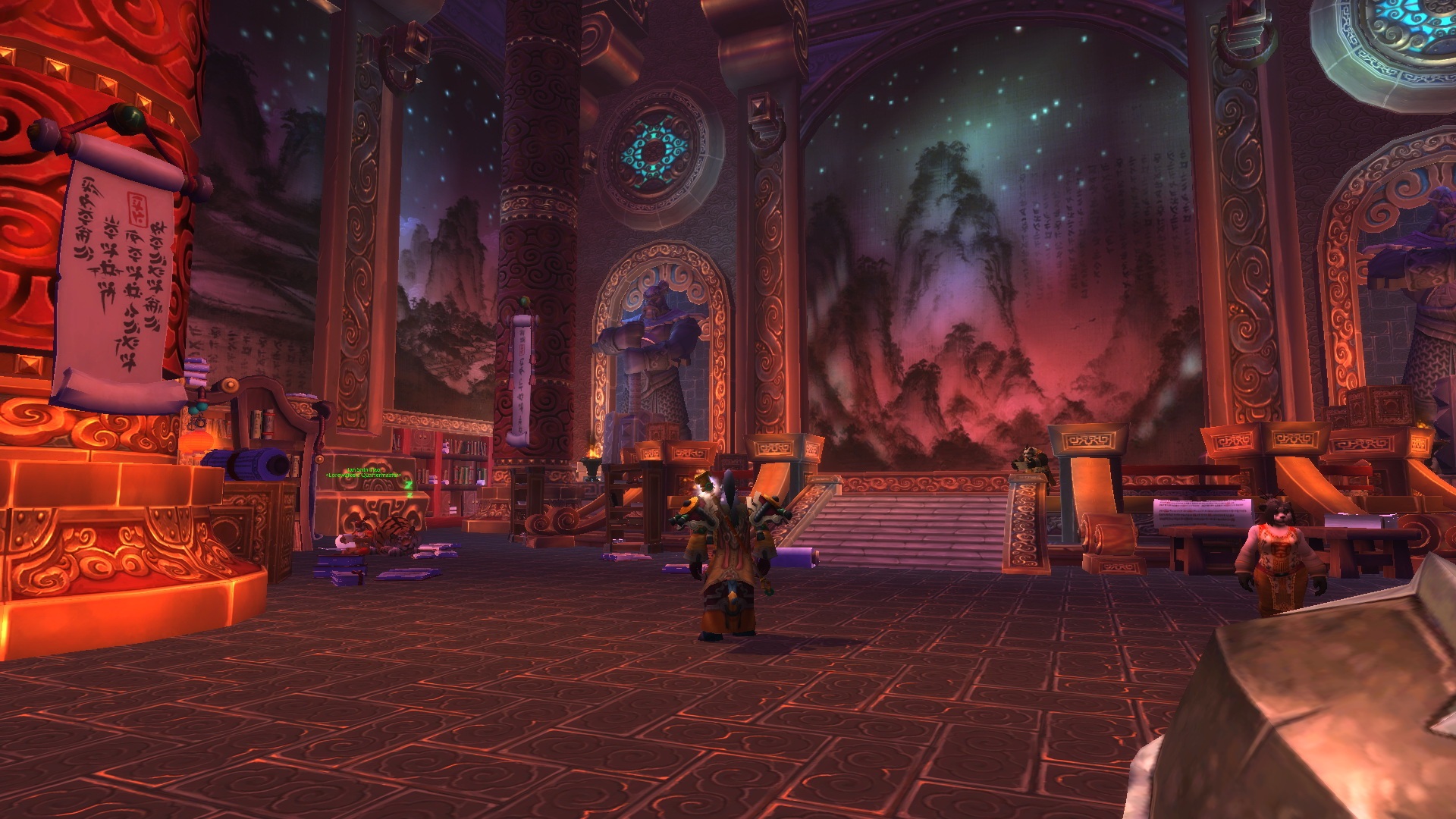 World of Warcraft: Mists of Pandaria Seat of Knowledge. Uhmmmm, desa mint v chrme a hne sa ctim mdrej.