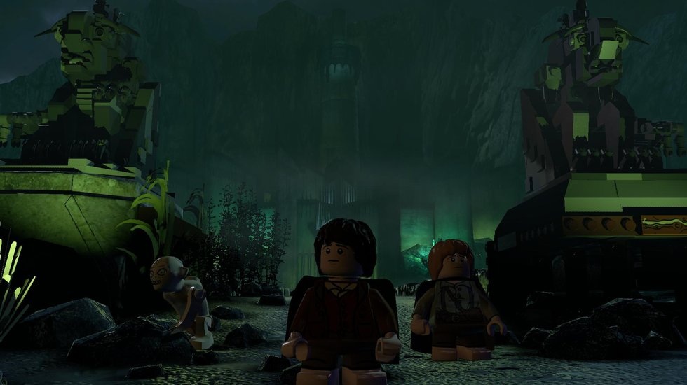 LEGO: The Lord of The Rings Frodo sa u pomaly bli k Hore osudu.