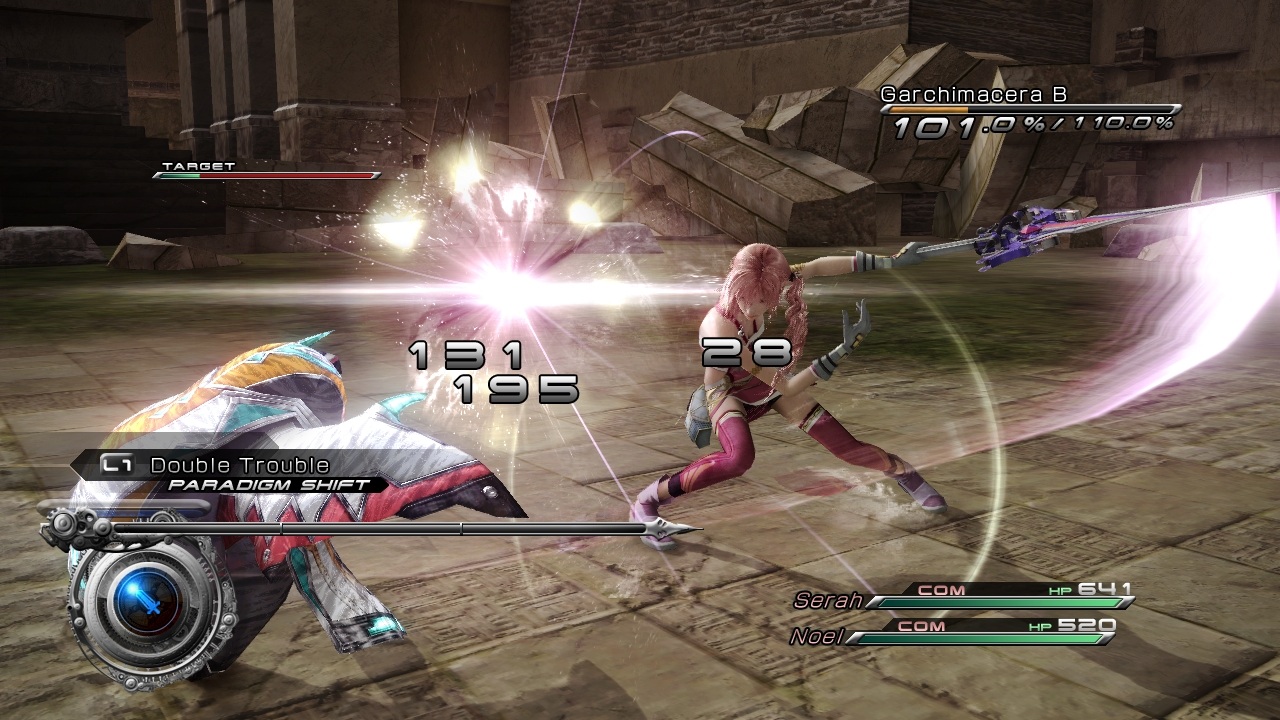 Final Fantasy XIII-2 Serah a Noel je zkladn bojova partia - etee maj monos naui sa povolania za poltucet postv.