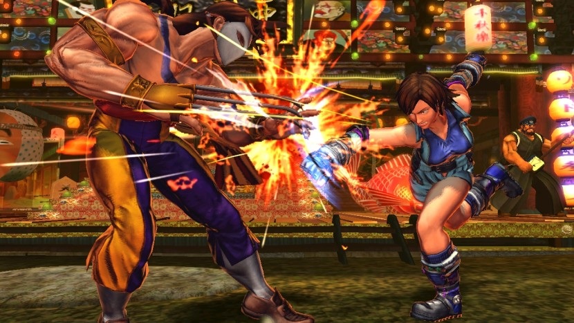 Street Fighter x Tekken Pozorn oko poteia detaily v prostred.