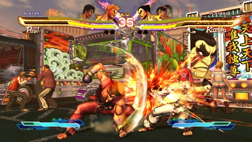 Street Fighter x Tekken Skvel atmosfra sa nesie celou hrou.