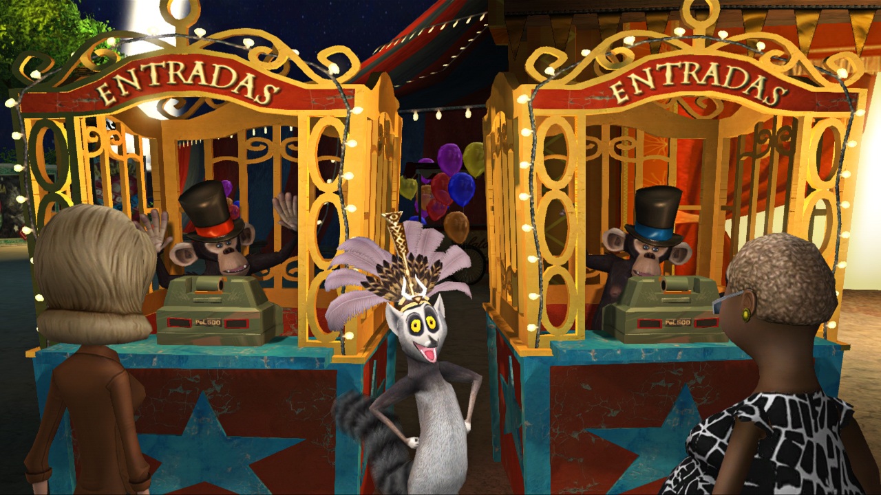 Madagascar 3: The Videogame Kr Julien m klasicky najviu porciu humoru, pri om ostatn hrdinovia obas psobia ako suchri.