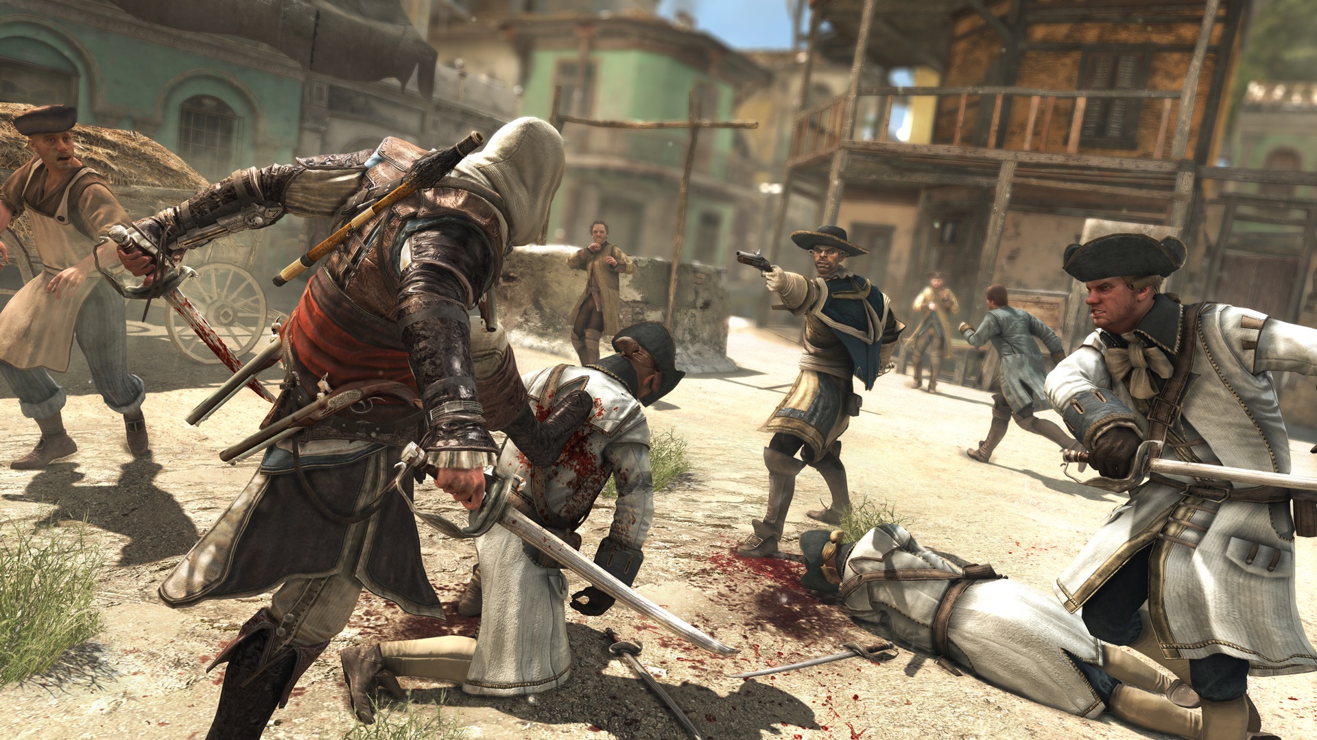 Assassin's Creed IV: Black Flag Kad situciu je mon vyriei bojom, obyajne bez postihov.