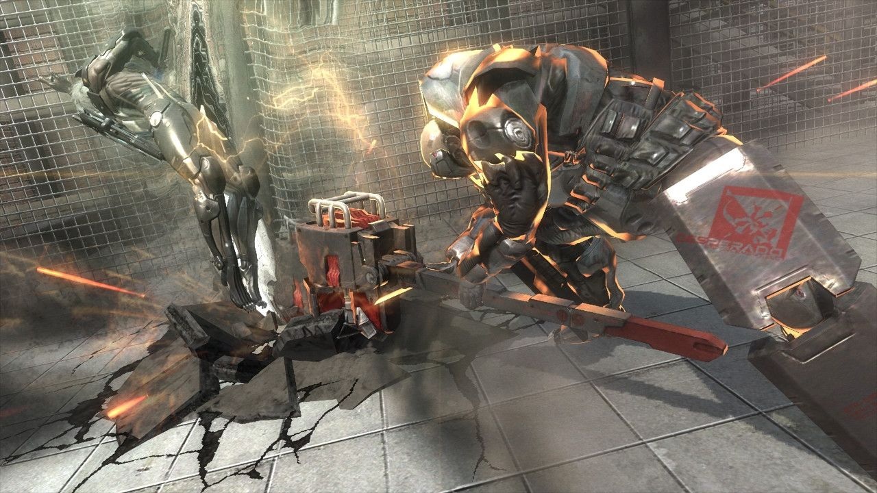 Metal Gear Rising: Revengeance Oranov aura okolo hromotka hovor, e Raiden to nevykryje a dostane do drky.