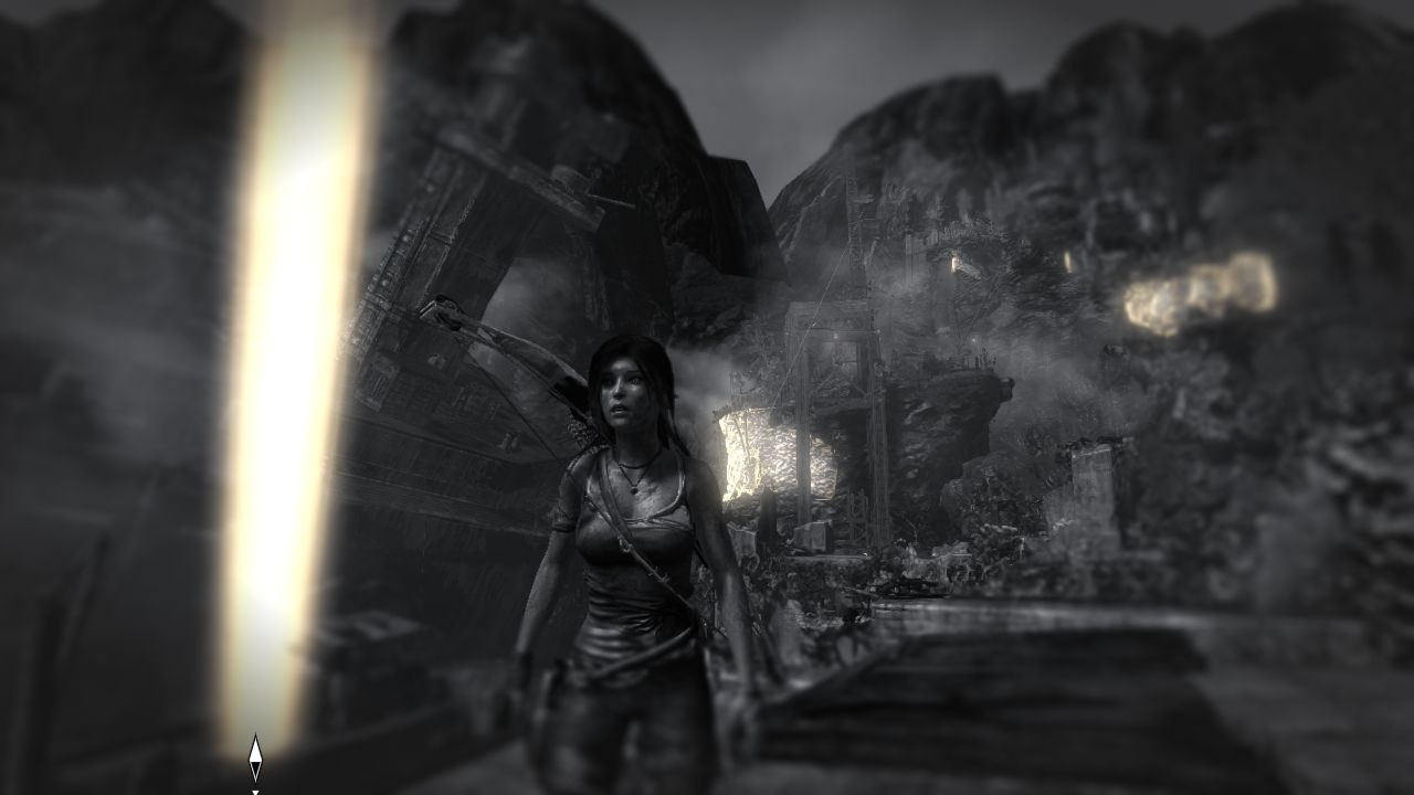 Tomb Raider Ak si nebudete vedie poradi, Lara m pecilny zmysel, ktor vyzna dleit veci v prostred.