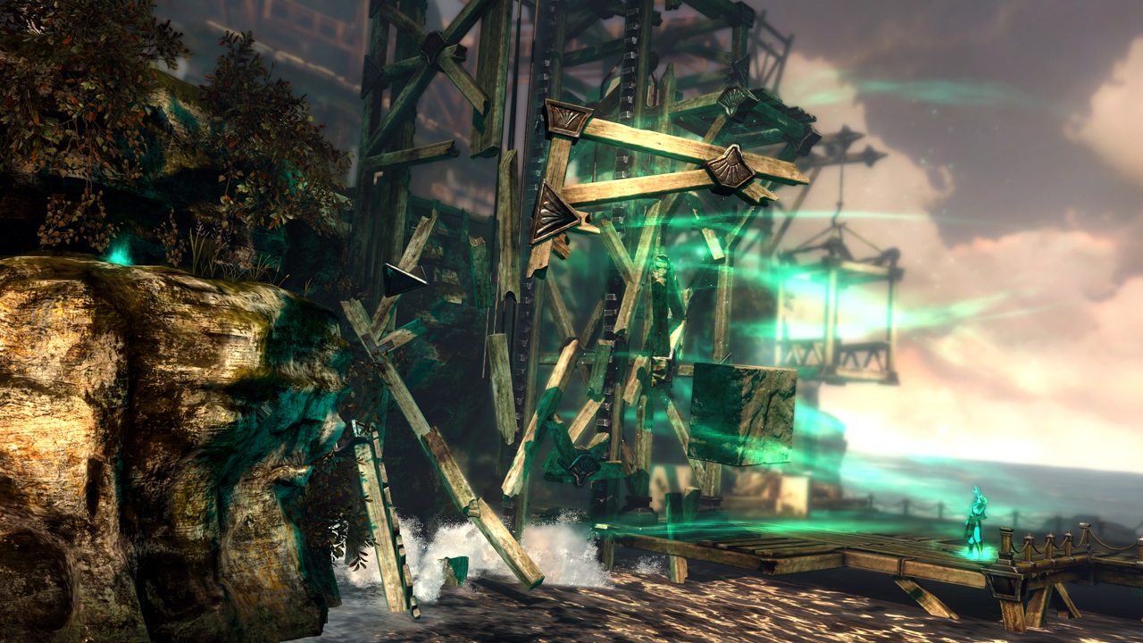 God of War: Ascension  Vracanie pvodnej podoby objektom sa d aj zneui na paralzu nepriateov.