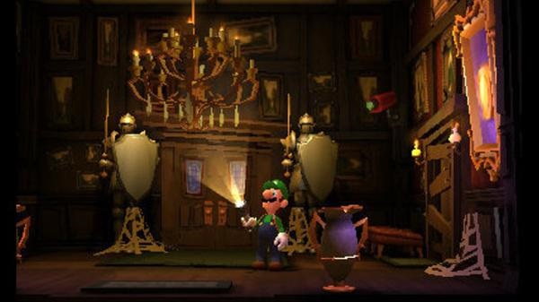 Luigi's Mansion 2 Prostredia prekypuj interaktivitou.