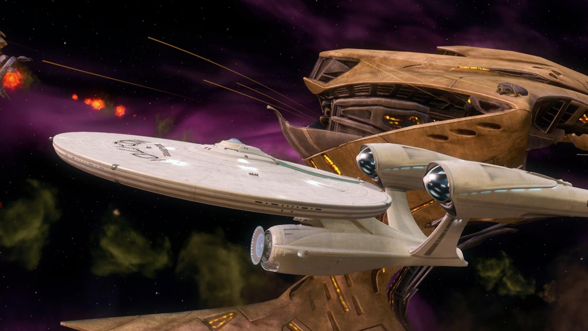 Star Trek Posadte sa aj za kormidlo Enterprise.