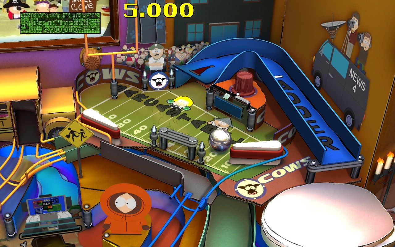 Pinball FX2 - South Park Pinball V Sarcastball si zvujete vku potencionlneho bonusu.