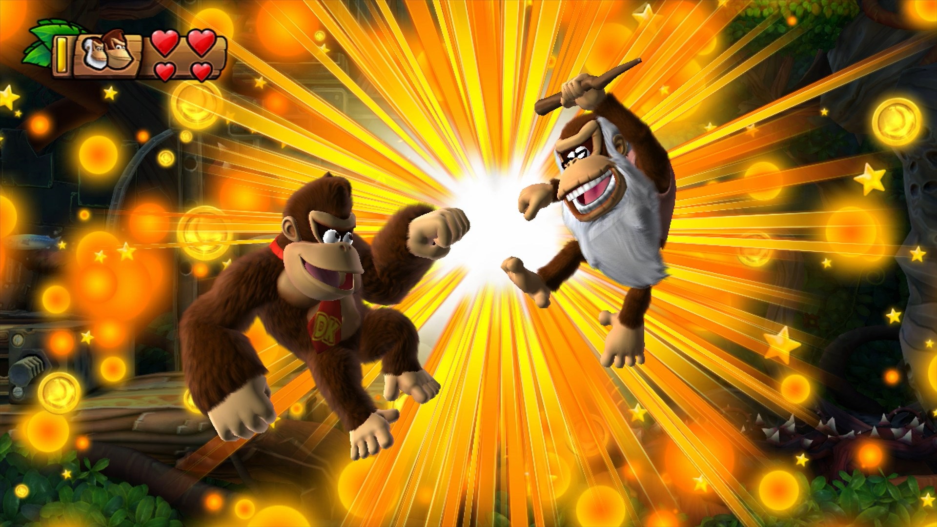 Donkey Kong Country: Tropical Freeze Koopercia vs usad do gaua na dlh hodiny.
