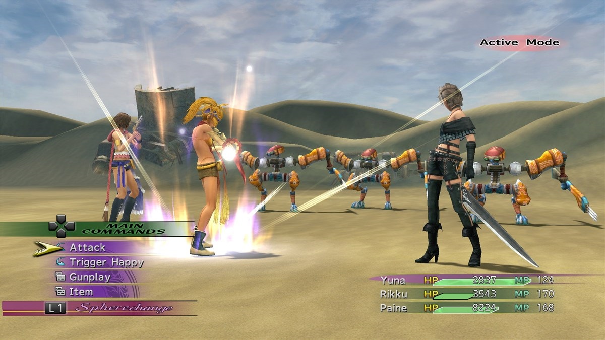 Final Fantasy X/X-2 HD Remaster Niektor lokality X-2 psobia sparansky, ale HD grafika ich krsne vyhlad.