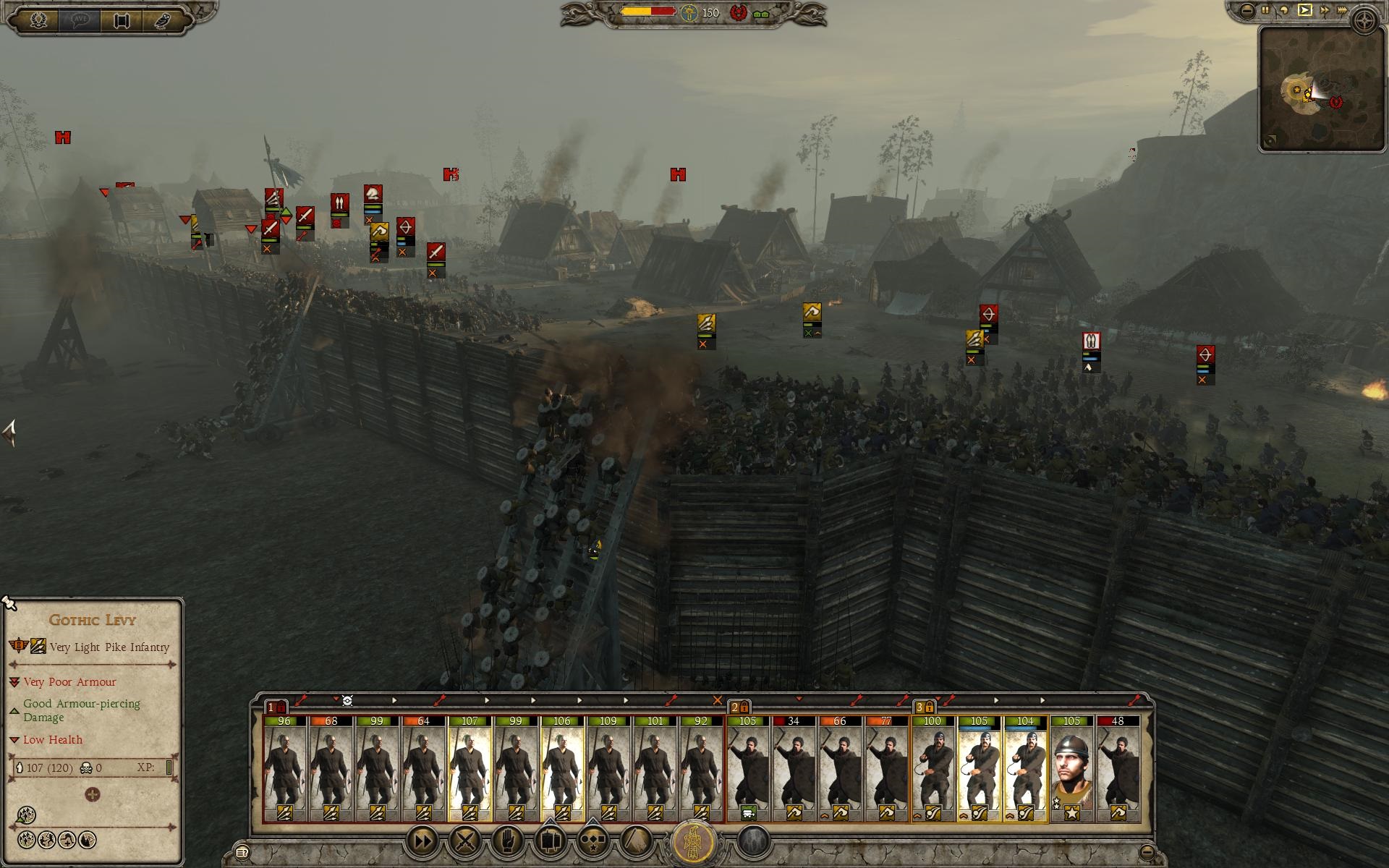 Total War: Attila Obliehanie sdiel m stle svoje aro.