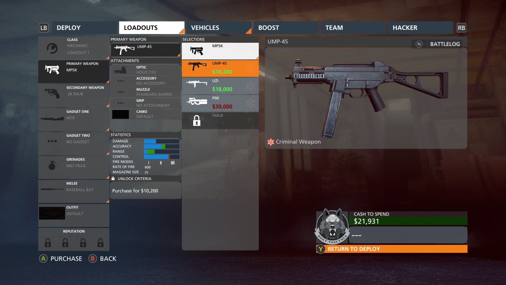 Battlefield Hardline Multiplayer umouje nakupovanie zbran a vylepen za zaroben peniaze.