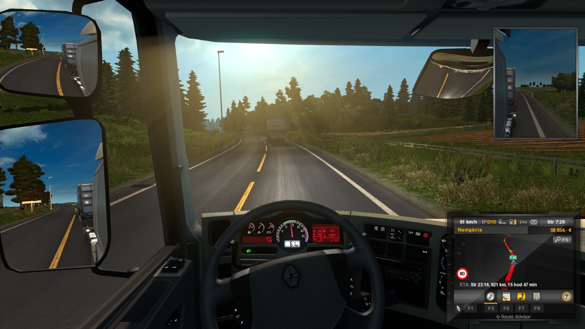 Euro Truck Simulator 2: Scandinavia Na bench cestch zaijete omnoho viac ako na dianiciach.