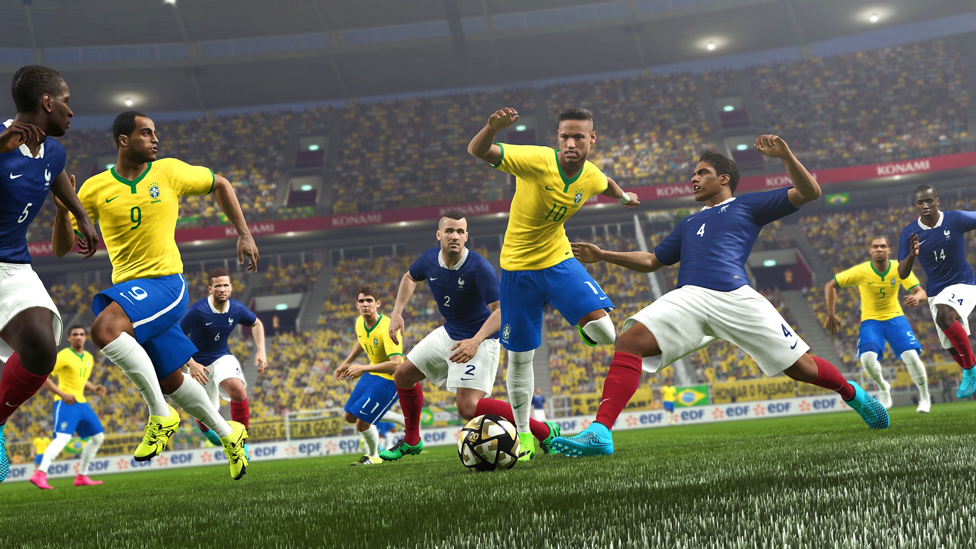 Pro Evolution Soccer 2016 Hri sa vaj aj pri najmenom kontakte.