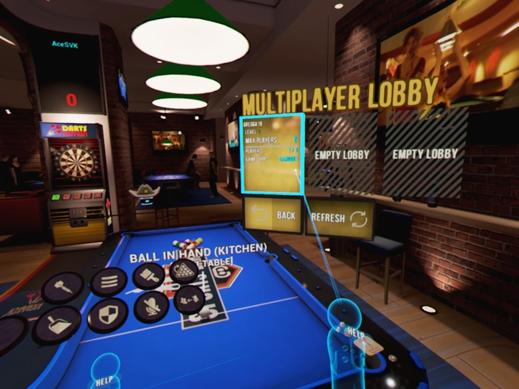 Sports Bar VR Do hry s ostatnmi sa dostanete okamite.