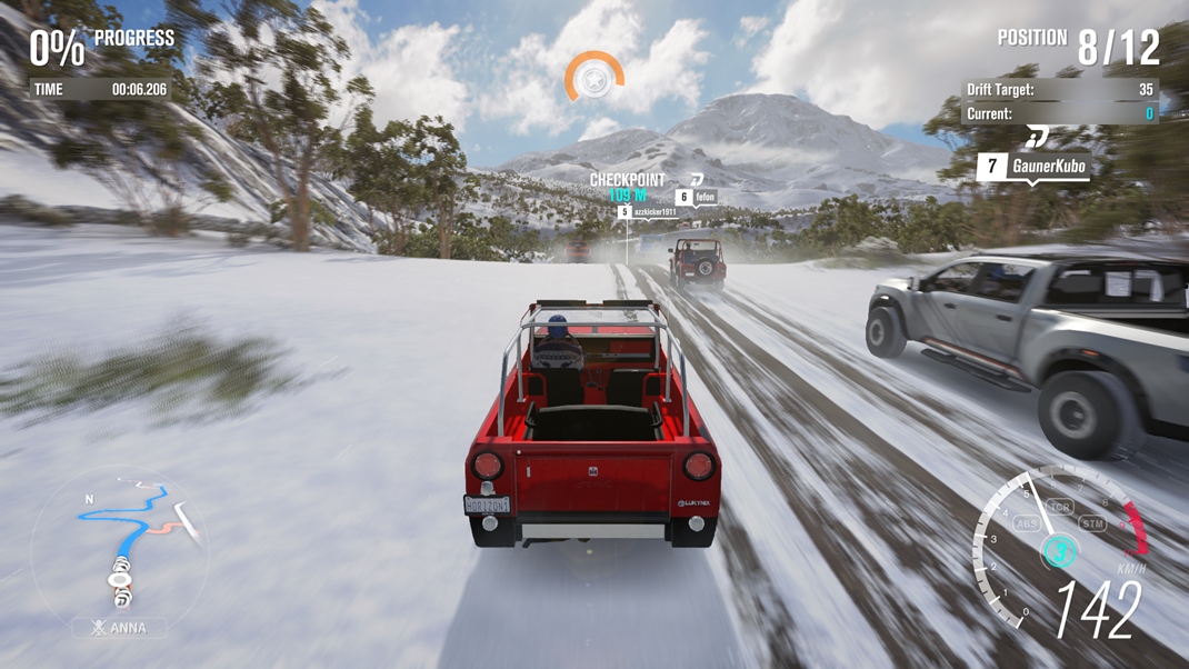 Forza Horizon 3: Blizzard Mountain Drobnch zmien sa dokal aj v pretekr.